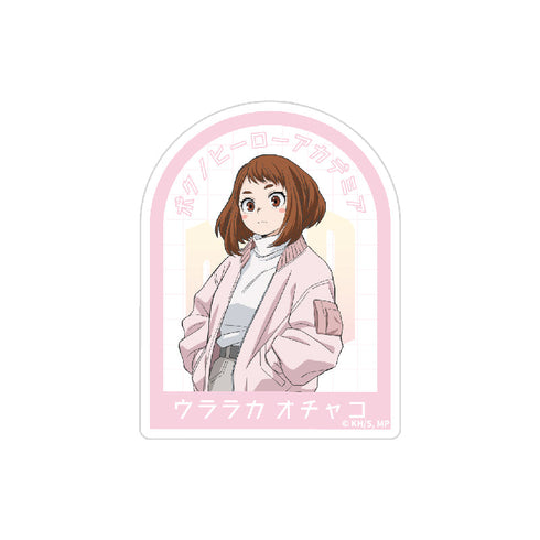 『僕のヒーローアカデミア』ステッカー Light color style (麗日お茶子)